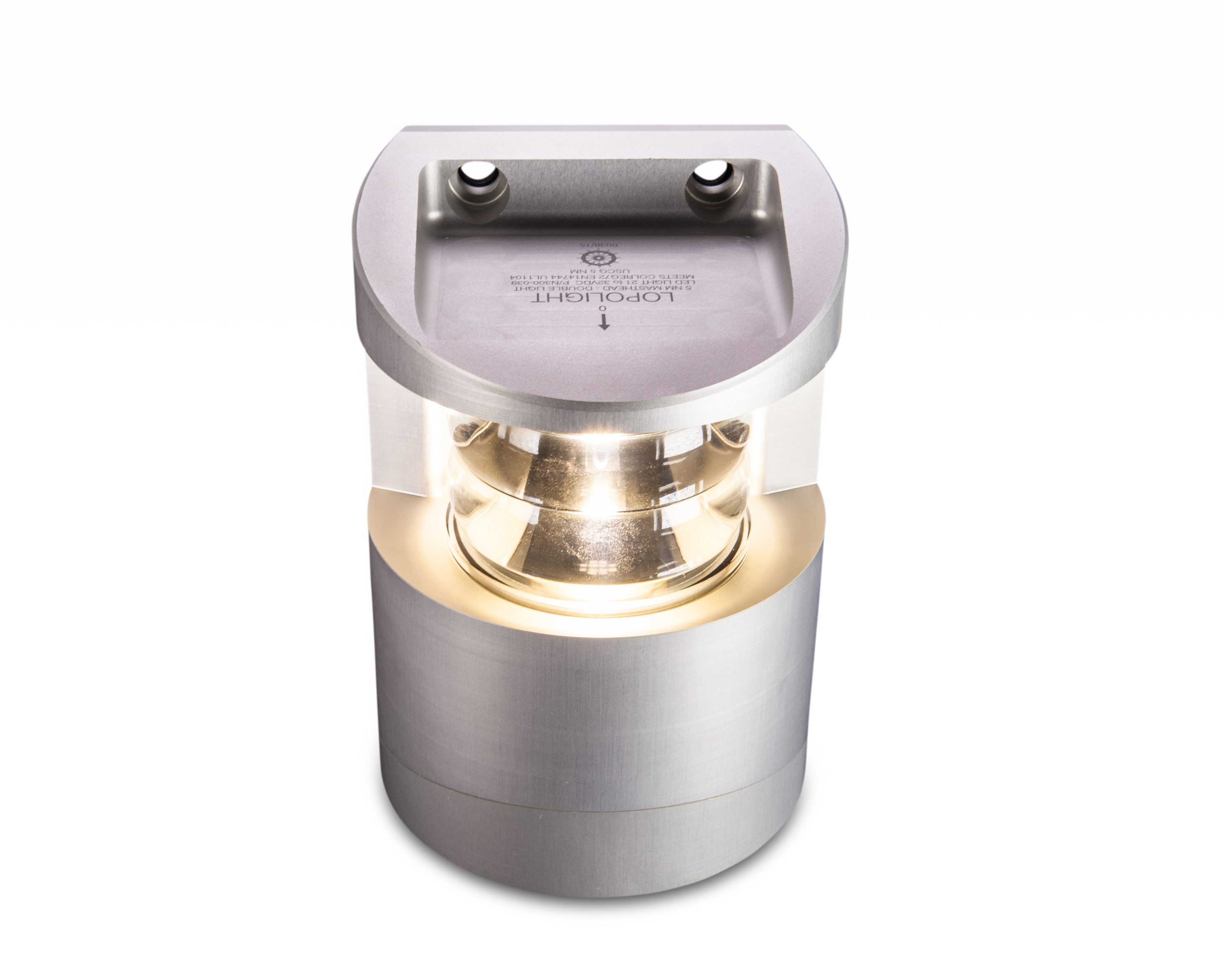 6nm 225° White, Masthead, Double, silver anodized 6nm 225° White, Masthead, Double, silver anodized